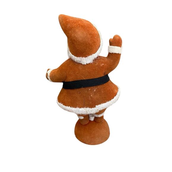 Vintage Flocked Christmas Santa Mrs. Claus Boot Planter Mid Century Modern LOT 3 - Picture 3 of 12